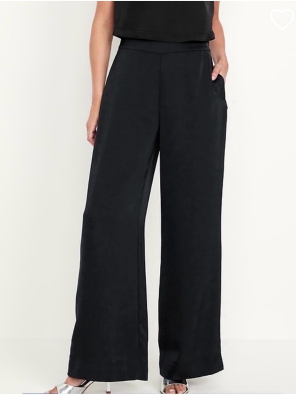 Old Navy Black Wide-Leg Pants